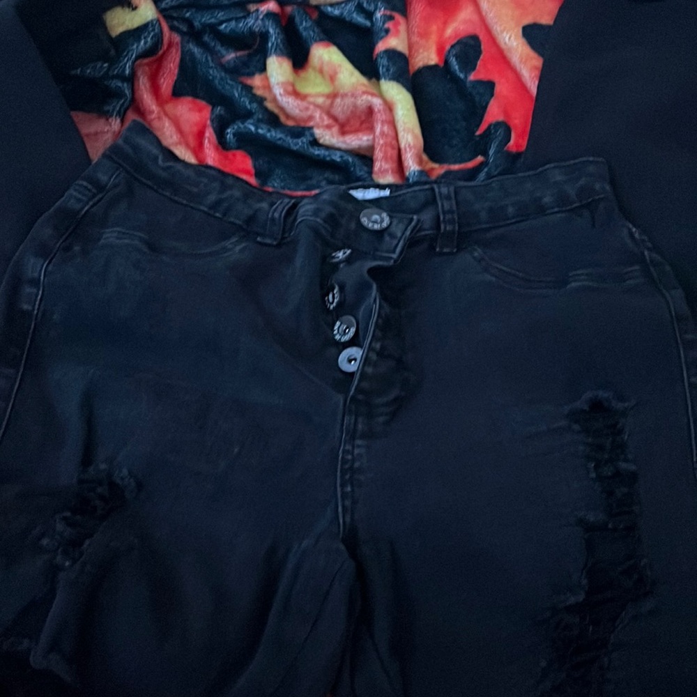 black jeans